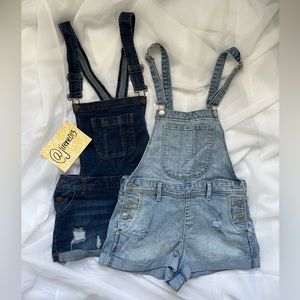 Jean short overalls XS